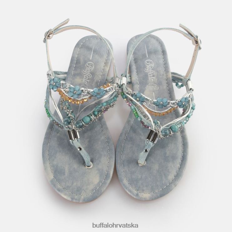 traperice/vodno plava Buffalo capri vacay sandale veganske |sandale TDD6T179